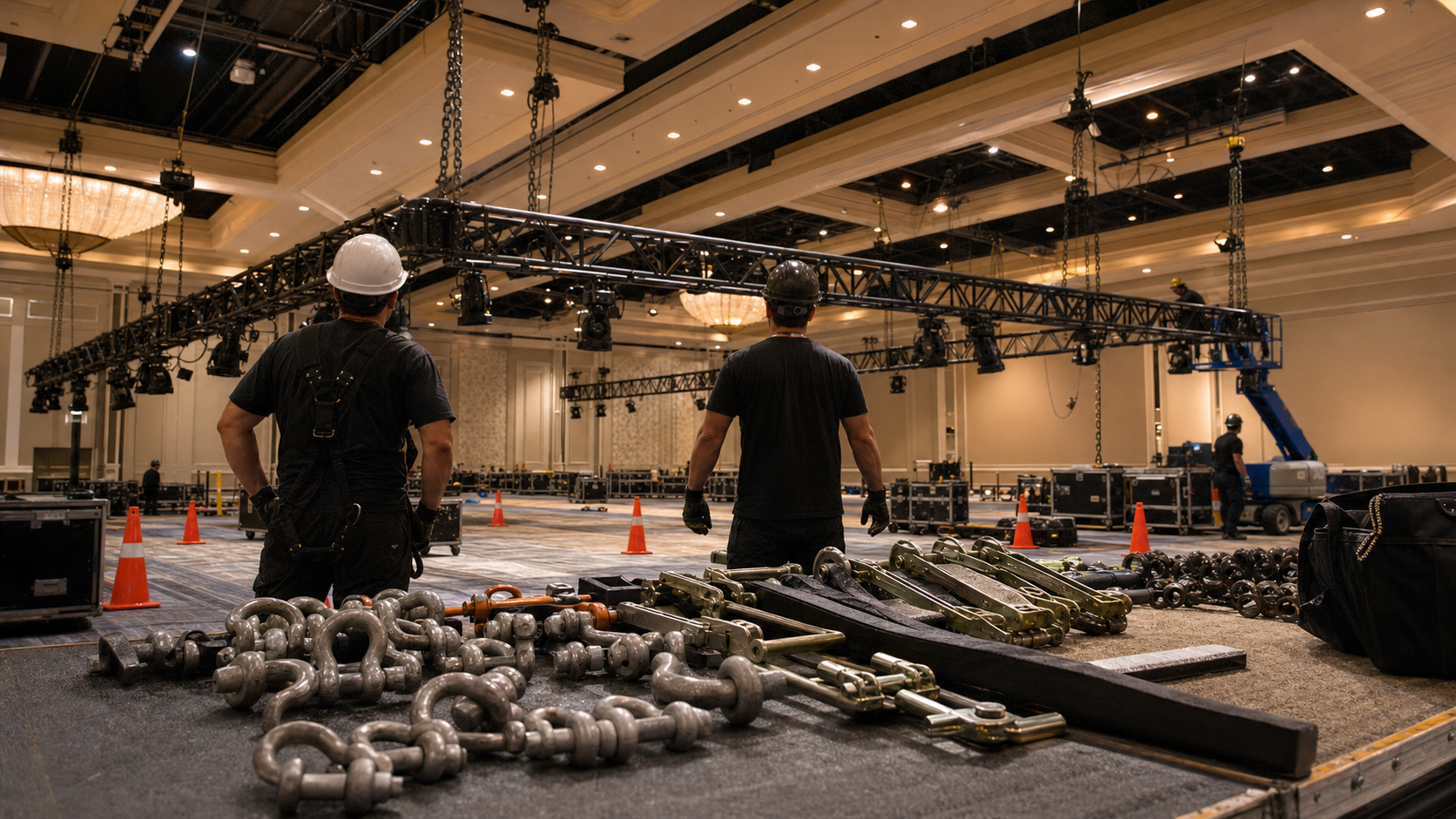Rigging load calculations for event producers